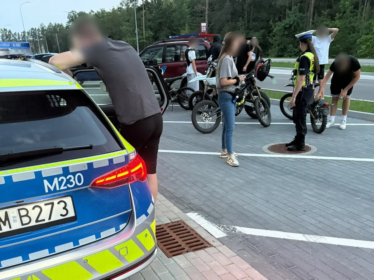 14-latek uciekł przed policją motorowerem niedopuszczonym do ruchu
