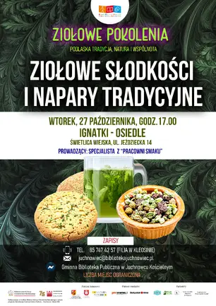 Warsztaty kulinarne z ziołami w Ignatkach-Osiedlu