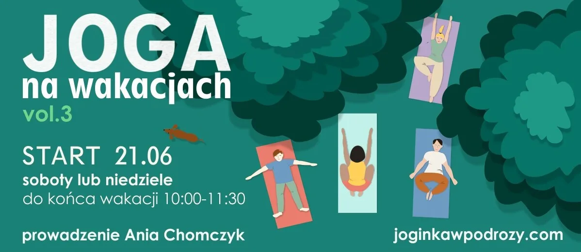 Joga na wakacjach w Ogrodach Pałacu Branickich