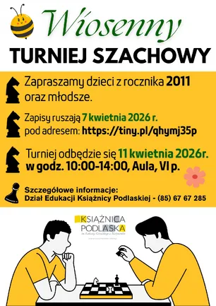 Wiosenny Turniej Szachowy dla dzieci