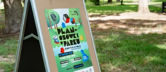 Gry planszowe w białostockich parkach - sierpniowe spotkania