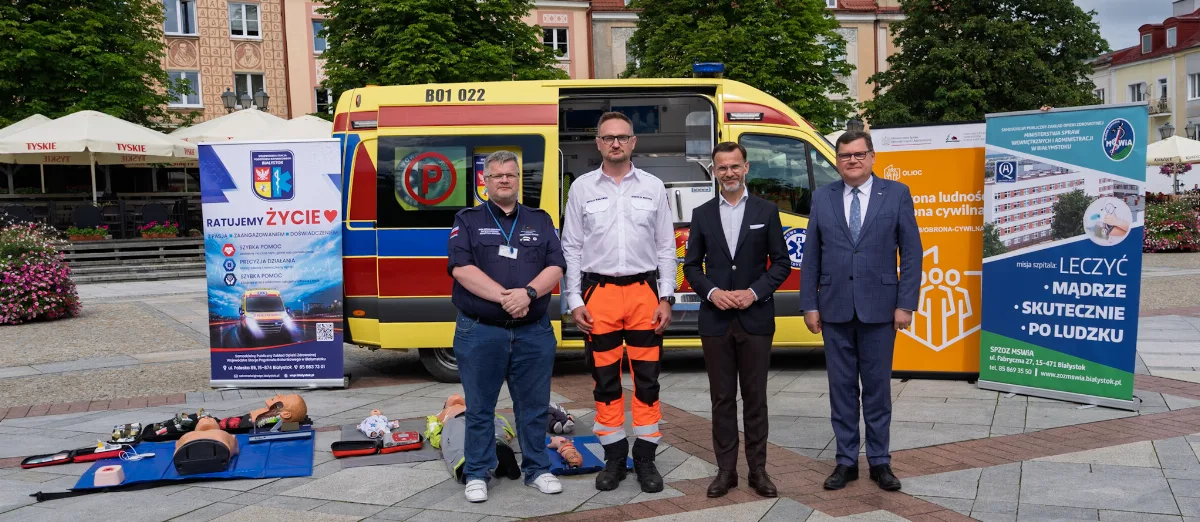 Bezpłatne szkolenia z pierwszej pomocy dla mieszkańców Białegostoku