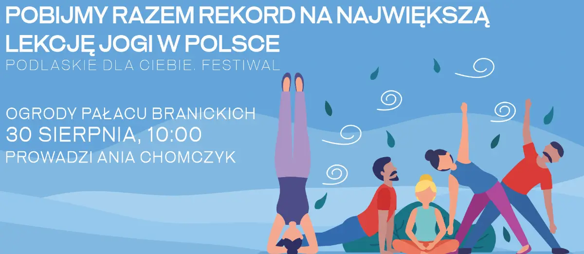Białystok podejmuje próbę ustanowienia rekordu w największej lekcji jogi