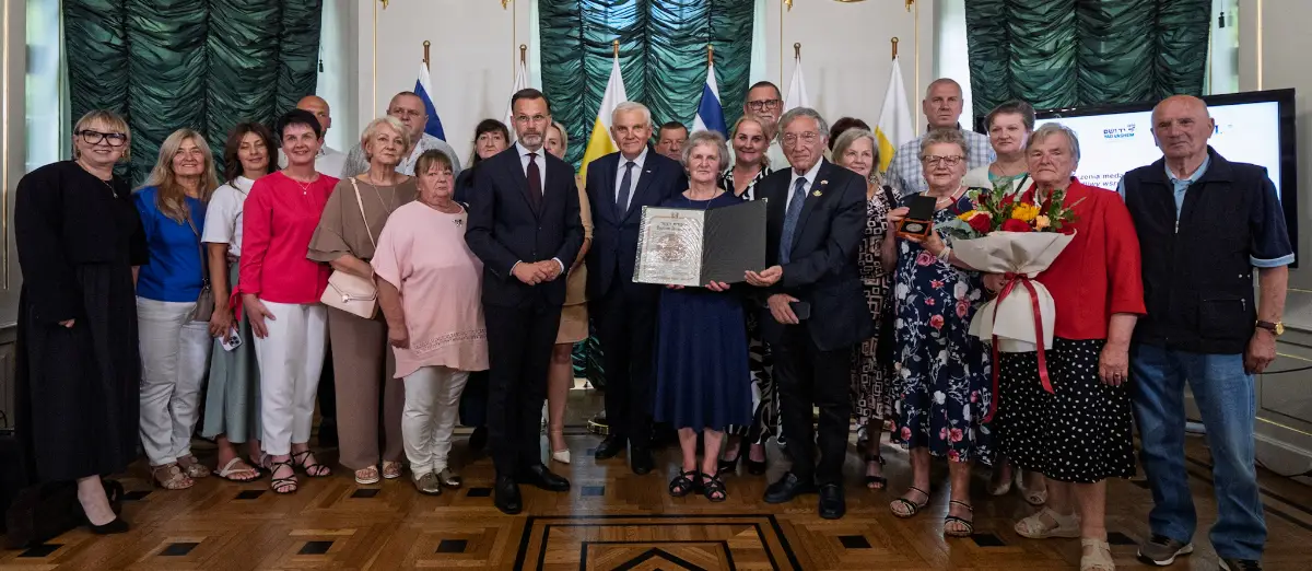 Wręczenie medali Sprawiedliwy wśród Narodów Świata w Białymstoku