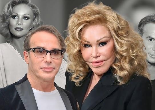 Zbliżenie na twarz Jocelyn Wildenstein, podkreślające jej charakterystyczne 